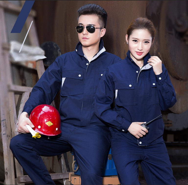 春秋長(zhǎng)袖長(zhǎng)春做工作服套裝長(zhǎng)春工裝定做